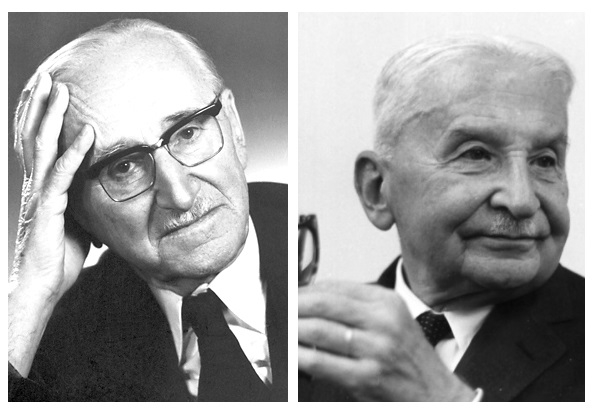   프리드리히 하이에크(Friedrich August von Hayek)와 루드비히 미제스(Ludwig von Mises)는 이른바 오스트리아 학파의 거두로, 대표적인 자유주의 경제학자들로 평가받고 있다. 